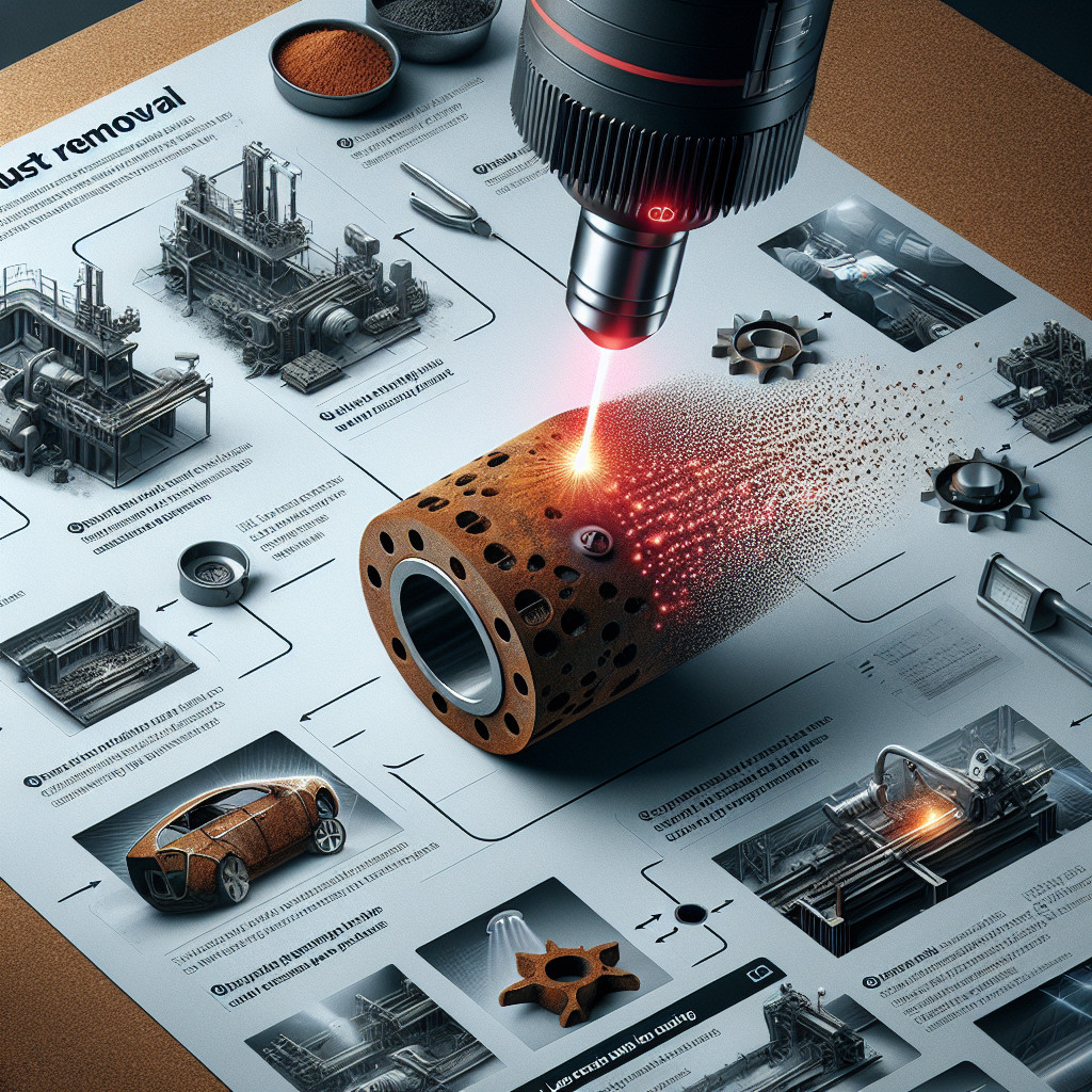 Wie wirkt sich die Rostentfernung mit einem Laser auf die Farbechtheit des Materials aus?