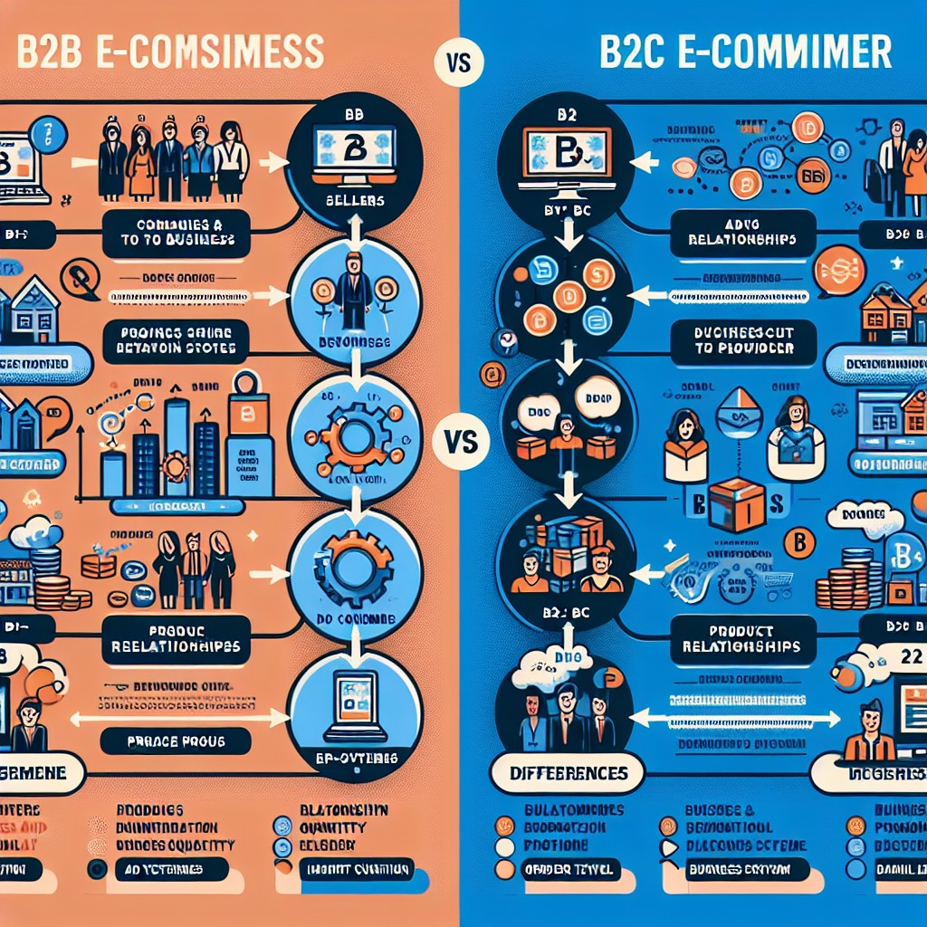 Różnice e-commerce B2B a B2C