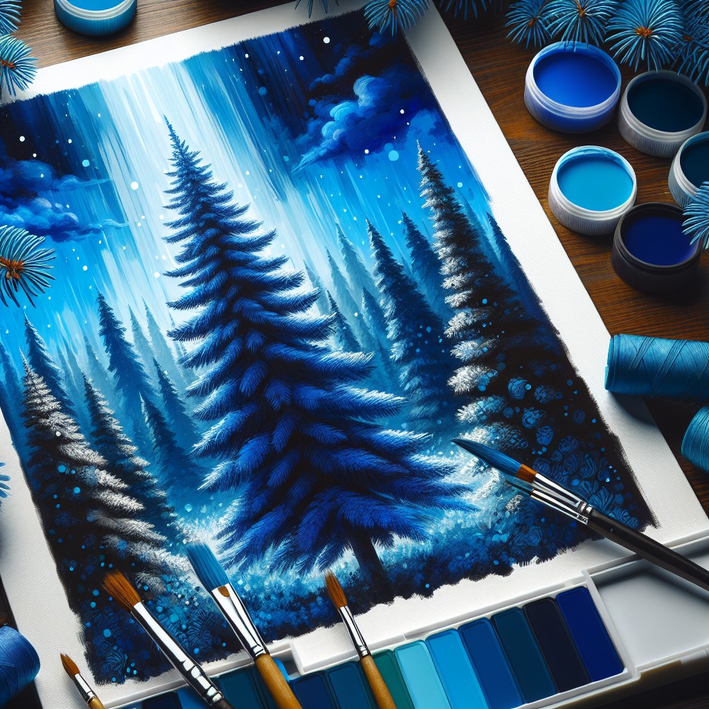 Blau Fichte