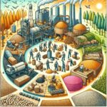 Pellet w produkcji nawozów organicznych.