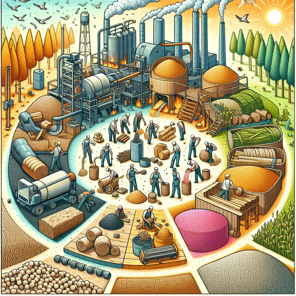 Pellet w produkcji nawozów organicznych.